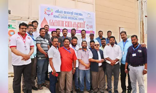 ഷി​ഫ മ​ല​യാ​ളി സ​മാ​ജം ര​ക്ത​ദാ​ന ക്യാ​മ്പ്