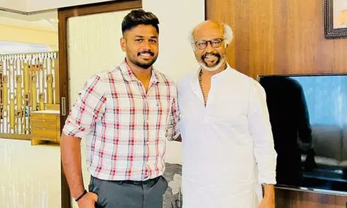 ‘ഏഴാം വയസ്സ് മുതൽ അദ്ദേഹത്തിന്റെ ഫാൻ, ത​ലൈവരുടെ ക്ഷണത്തോടെ ആ ദിവസം വന്നെത്തിയിരിക്കുന്നു’; രജനികാന്തിനെ സന്ദർശിച്ച് സഞ്ജു സാംസൺ