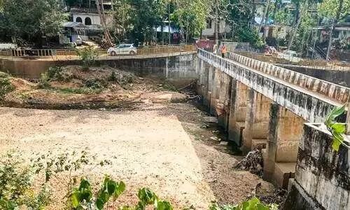 തടയണ വരണ്ടു; ഇടപ്പാളയത്തുകാർ ജലക്ഷാമത്തിൽ തടയണ വരണ്ടു; ഇടപ്പാളയത്തുകാർ ജലക്ഷാമത്തിൽ