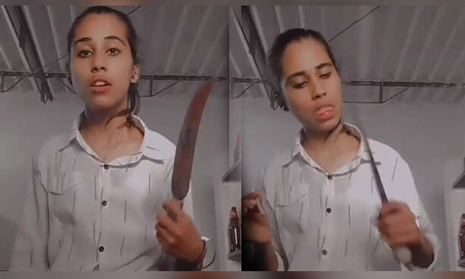 മാരാകായുധങ്ങളുമായി റീൽസ്; യുവതി അറസ്റ്റിൽ