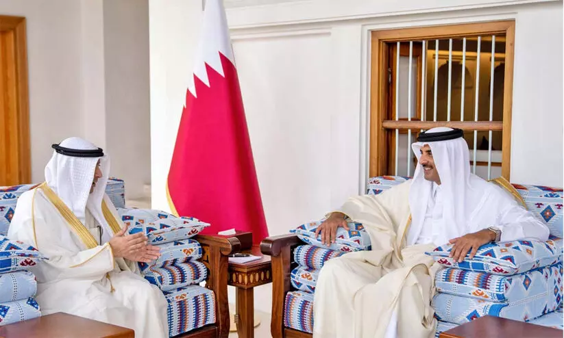 ജി.​സി.​സി സെ​ക്ര​ട്ട​റി ജ​ന​റ​ലു​മാ​യി അ​മീ​റി​ന്റെ കൂ​ടി​ക്കാ​ഴ്ച