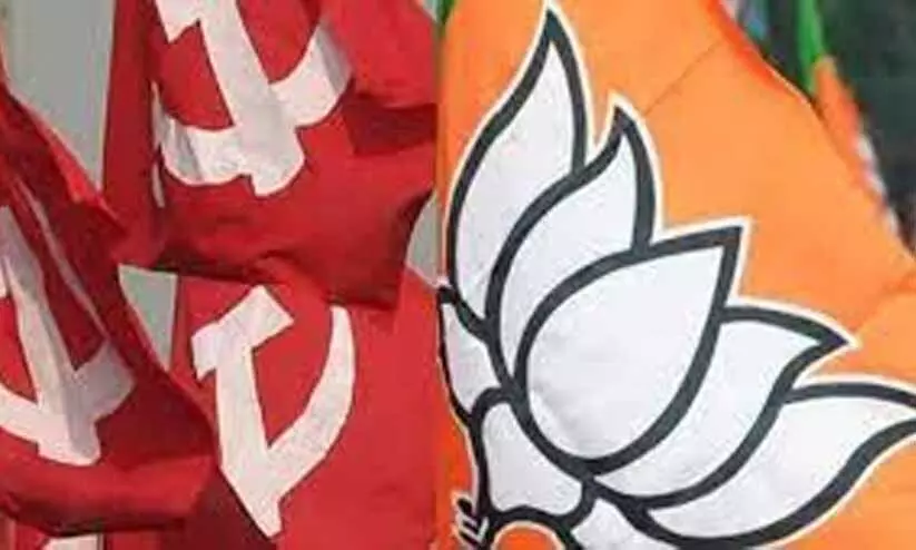 പഴമ്പാലക്കോട് ബി.ജെ.പി -സി.പി.എം സംഘർഷം പഴമ്പാലക്കോട് ബി.ജെ.പി -സി.പി.എം സംഘർഷം