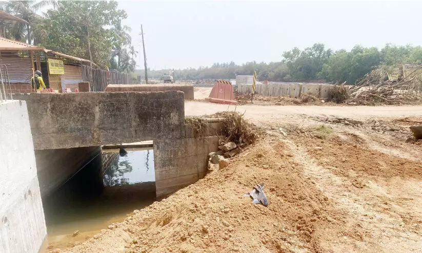 തോട് മണ്ണിട്ട് മൂടിയനിലയിൽ തോട് മണ്ണിട്ട് മൂടിയനിലയിൽ