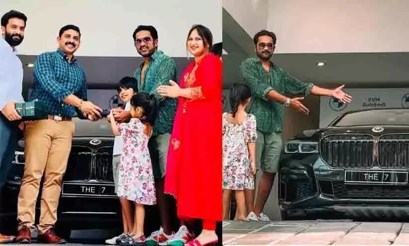 Actor Asif Ali owns a new BMW 7 series