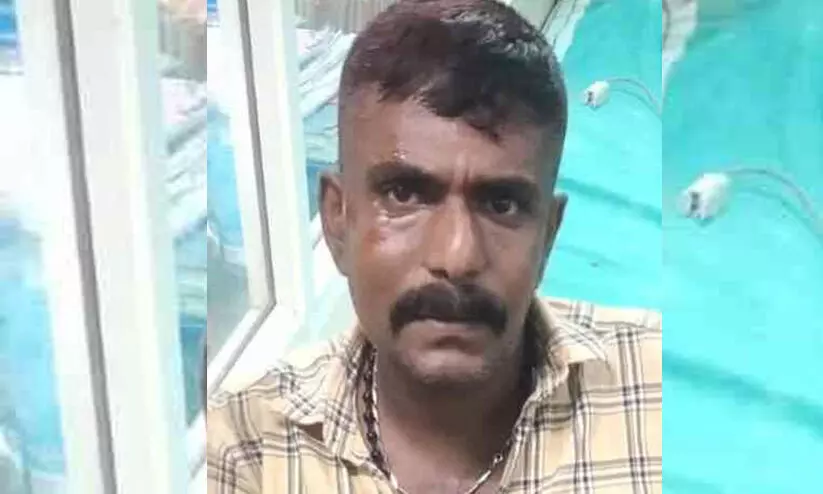 അപകടത്തിൽപെട്ടയാളെ ആശുപത്രിയിൽ എത്തിച്ചപ്പോൾ ബാഗി​ൽ കഞ്ചാവ്, വടിവാൾ