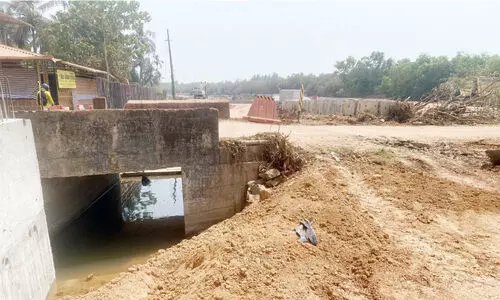 തോട് മണ്ണിട്ട് മൂടിയനിലയിൽ തോട് മണ്ണിട്ട് മൂടിയനിലയിൽ