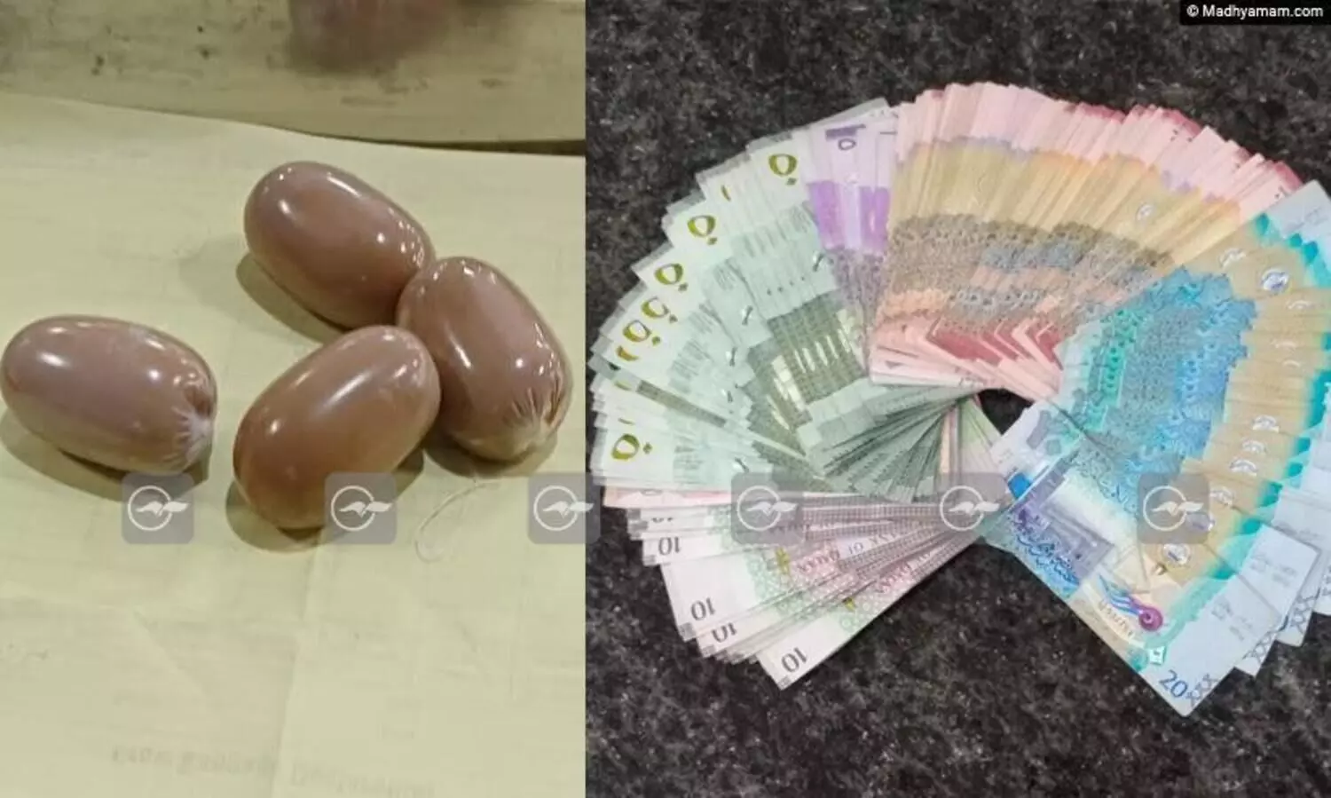 കരിപ്പൂരിൽ 1.1 കോടിയുടെ സ്വർണവും എട്ട് ലക്ഷത്തിന്റെ വിദേശ കറൻസിയും പിടികൂടി