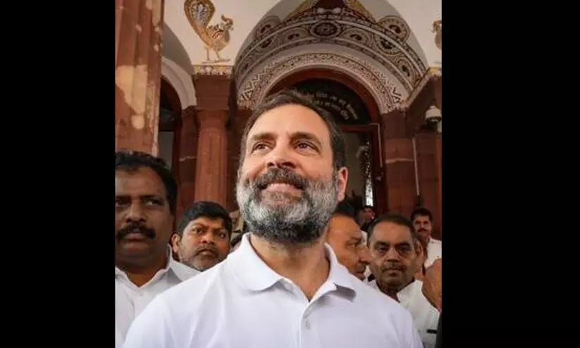 പാർലമെന്റിൽ നടക്കുന്നത് ജനാധിപത്യം നിലനിൽക്കുന്നുണ്ടോ എന്ന പരിശോധന -രാഹുൽ പാർലമെന്റിൽ നടക്കുന്നത് ജനാധിപത്യം നിലനിൽക്കുന്നുണ്ടോ എന്ന പരിശോധന -രാഹുൽ