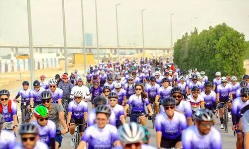മൂവായിരത്തോളം സൈക്ലിങ് റൈഡര്‍മാര്‍ ഒത്തുകൂടി