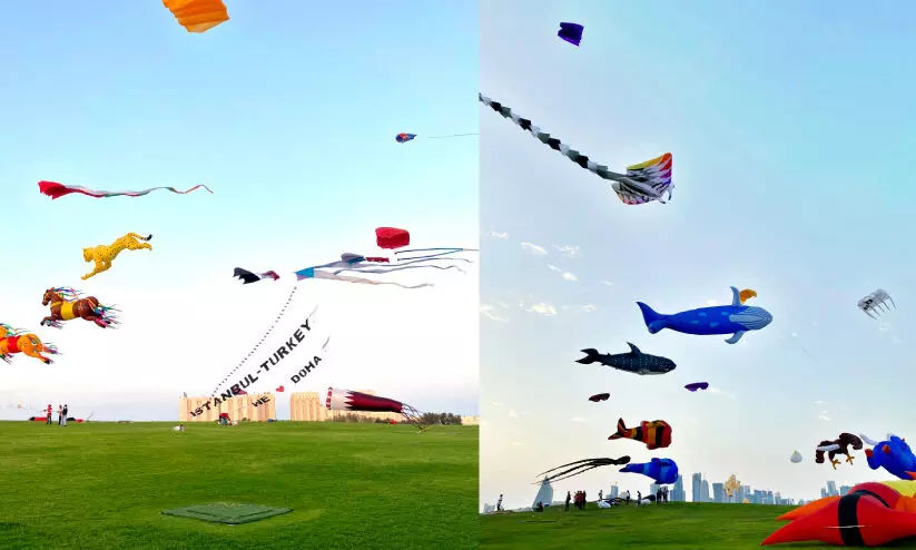 ഖത്തറിന്റെ ആകാശത്ത് പട്ടോത്സവം ഖത്തറിന്റെ ആകാശത്ത് പട്ടോത്സവം