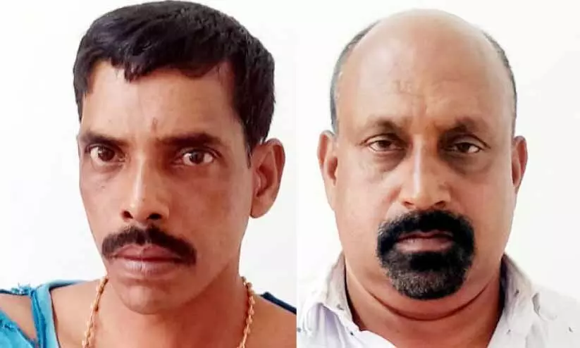 നാ​ലു​കി​ലോ ക​ഞ്ചാ​വു​മാ​യി ര​ണ്ടു​പേ​ർ പി​ടി​യി​ൽ