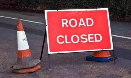 road closed