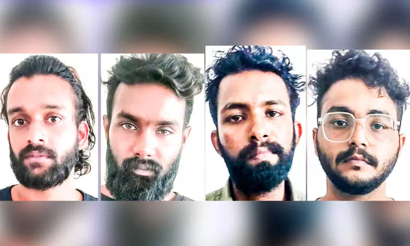 Gang arrested with Ganja Gang arrested with Ganja