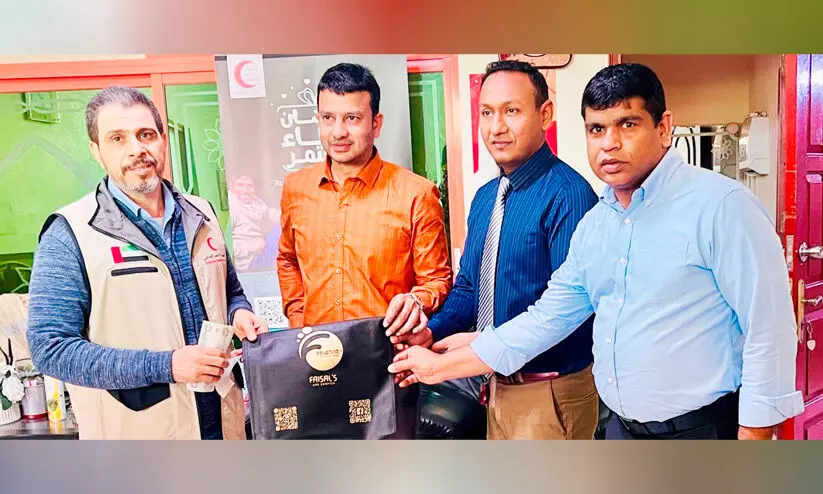 ഭൂ​ക​മ്പ ബാ​ധി​ത​ർ​ക്ക് ഫൈ​സ​ലു​മാ​രു​ടെ സ​ഹാ​യം