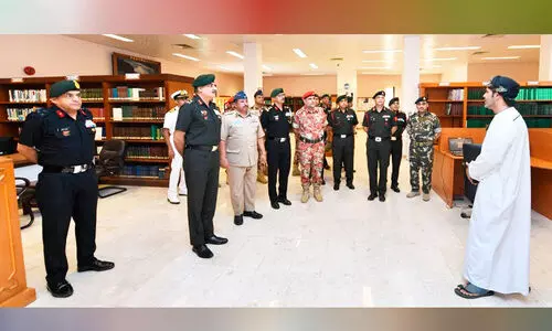 ഇന്ത്യൻ സൈനിക സംഘം സി.എസ്‌.സി സന്ദർശിച്ചു