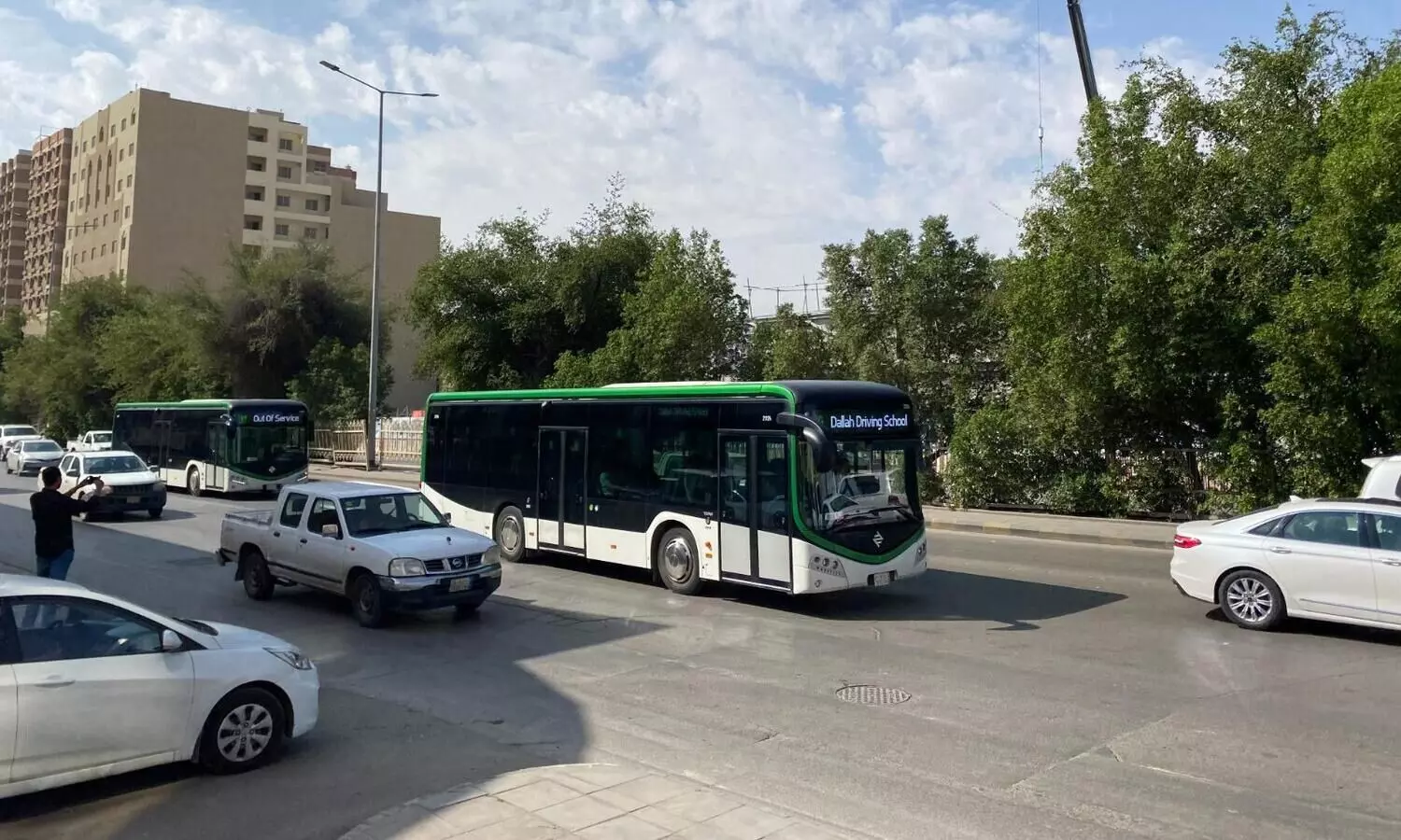 പൊ​തു​ഗ​താ​ഗ​ത പ​ദ്ധ​തി ആ​ദ്യ​ഘ​ട്ടം: റിയാദിൽ പുതിയ ബസ്​ സർവിസ്​ ആരംഭിച്ചു