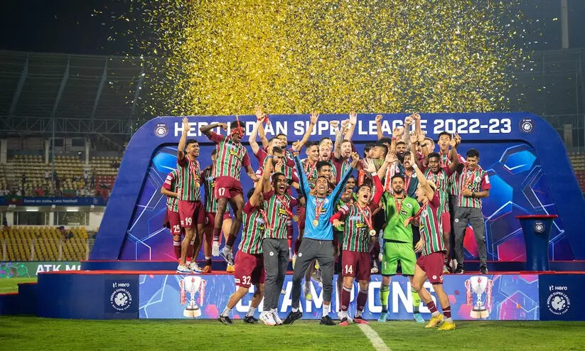 എ.ടി.കെ മോഹൻ ബഗാൻ ഇനി ‘മോഹൻ ബഗാൻ സൂപ്പർ ജയന്റ്സ്’ എ.ടി.കെ മോഹൻ ബഗാൻ ഇനി ‘മോഹൻ ബഗാൻ സൂപ്പർ ജയന്റ്സ്’