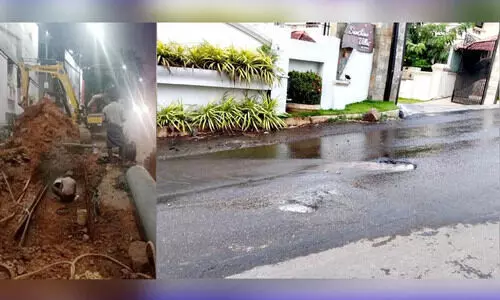 Thrikkakara, Road collapsed