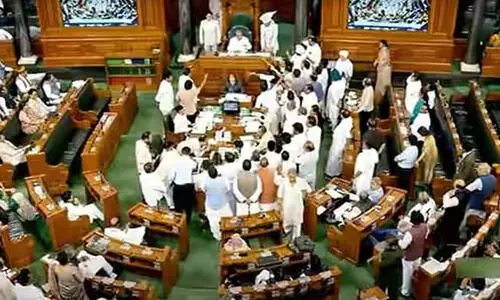 Both houses adjourned till tomorrow amid ruckus