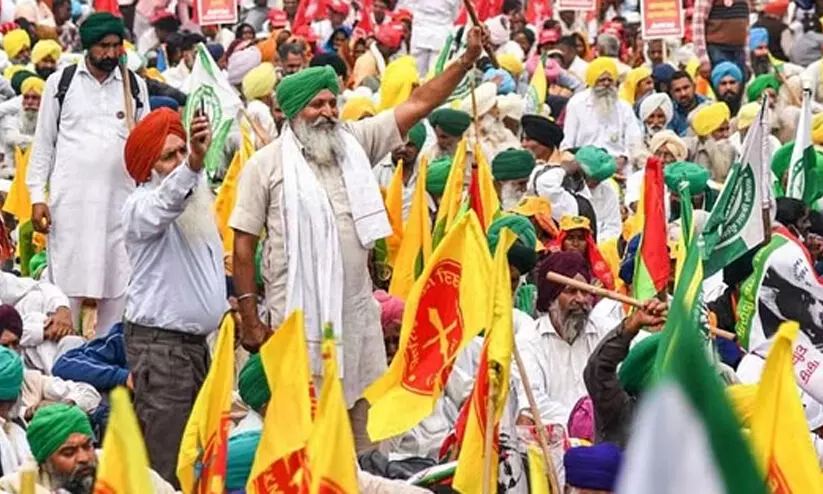 Kisan Mahapanchayat, urging the Center to act on its promises