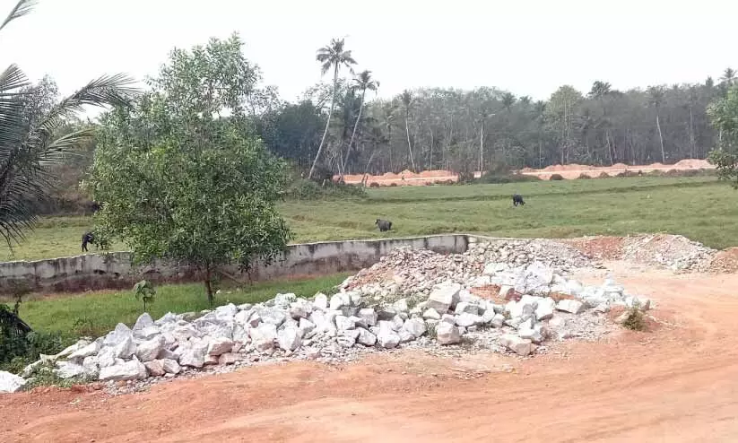 ദേശീയപാത നിർമാണത്തിന്റെ മറവിൽ വയൽനികത്തൽ വ്യാപകം ദേശീയപാത നിർമാണത്തിന്റെ മറവിൽ വയൽനികത്തൽ വ്യാപകം