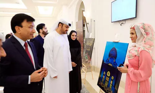 ആ​യ ആ​ർ​ട്ട് എ​ക്സി​ബി​ഷ​ൻ സം​ഘ​ടി​പ്പി​ച്ചു