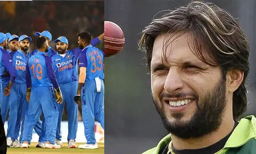 രാഷ്ട്രീയം മാറ്റിവെച്ച് ഇന്ത്യൻ ടീമിനെ പാകിസ്താനിലേക്ക് അയക്കൂ; ഞങ്ങൾ ഏറെ സന്തോഷത്തോടെ സ്വീകരിക്കാം -ഷാഹിദ് അഫ്രീദി