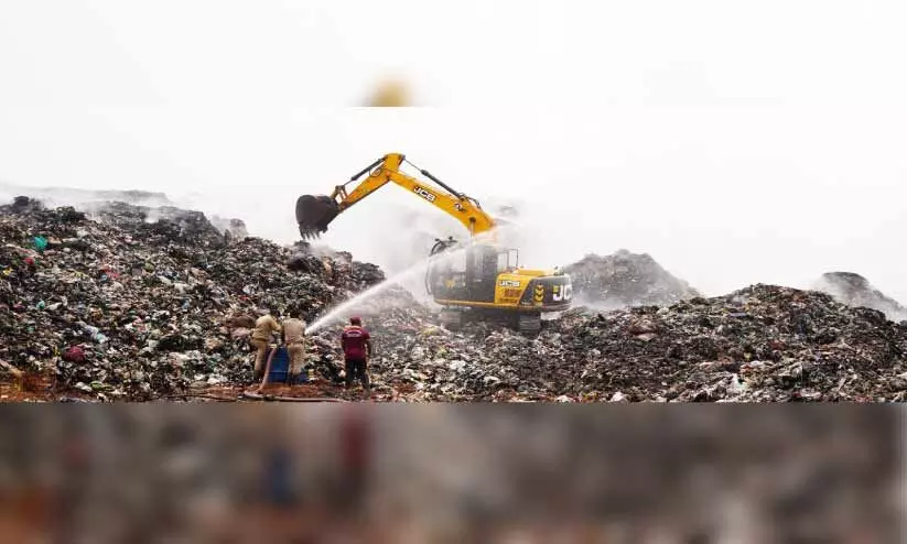 ബ്ര​ഹ്മ​പു​രം തീ ​അ​ണ​െ​ഞ്ഞ​ങ്കി​ലും ആ​ശ​ങ്ക എ​രി​യു​ന്നു