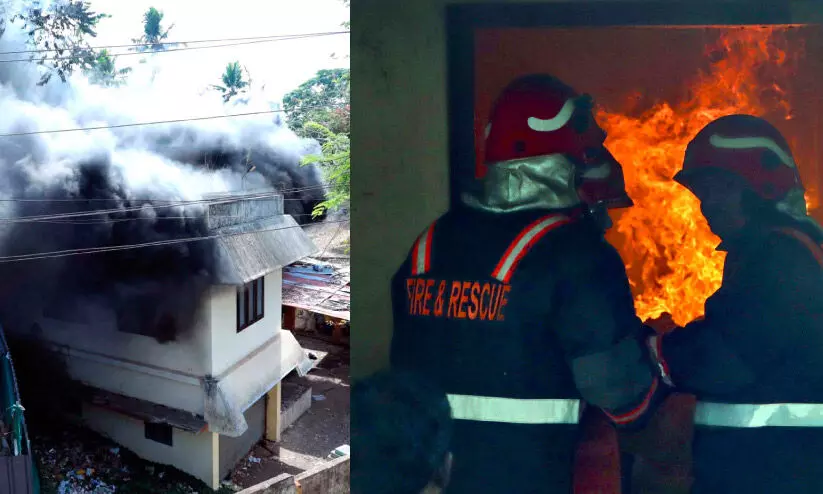 പ്ലാസ്റ്റിക് മാലിന്യം വേര്തിരിക്കല് കേന്ദ്രത്തിൽ വന് തീപിടിത്തം പ്ലാസ്റ്റിക് മാലിന്യം വേര്തിരിക്കല് കേന്ദ്രത്തിൽ വന് തീപിടിത്തം