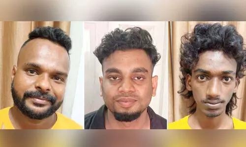 3.750 കിലോ കഞ്ചാവുമായി മൂന്നുപേർ പിടിയിൽ