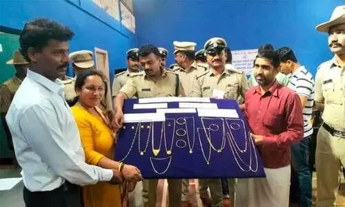75 lakhs worth of stolen goods The police gave it to the owners