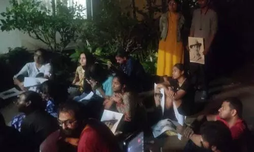 ഭഗത്​സിങ്​ അനുസ്മരണത്തിന്​ അനുമതിയില്ല; ടിസ്സിൽ വിദ്യാർഥി പ്രതിഷേധം