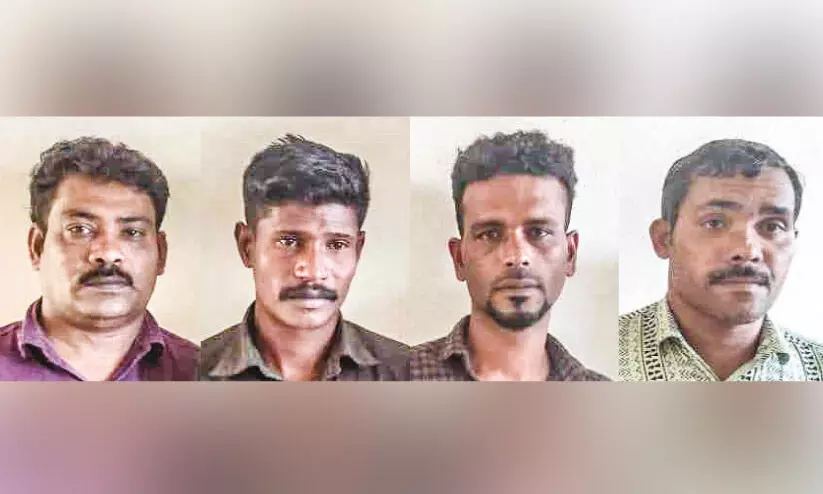 കഞ്ചാവ് കടത്ത്: നാലുപേർക്ക് അഞ്ചുവർഷം കഠിന തടവ് കഞ്ചാവ് കടത്ത്: നാലുപേർക്ക് അഞ്ചുവർഷം കഠിന തടവ്