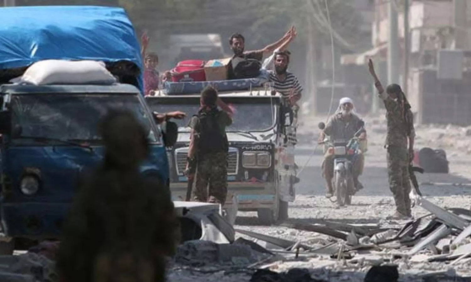 സിറിയയിൽ യു.എസ് വ്യോമാക്രമണം; 11 മരണം