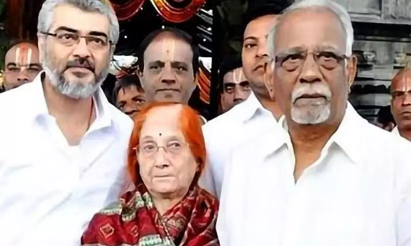 Actor Ajith Kumars father Subramaniam passes away Actor Ajith Kumars father Subramaniam passes away