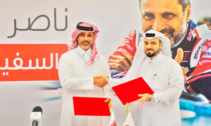 നാ​സ​ർ അ​ൽ അ​തി​യ്യ ഖ​ത്ത​ർ റെ​ഡ്ക്ര​സ​ന്റ് അം​ബാ​സ​ഡ​ർ