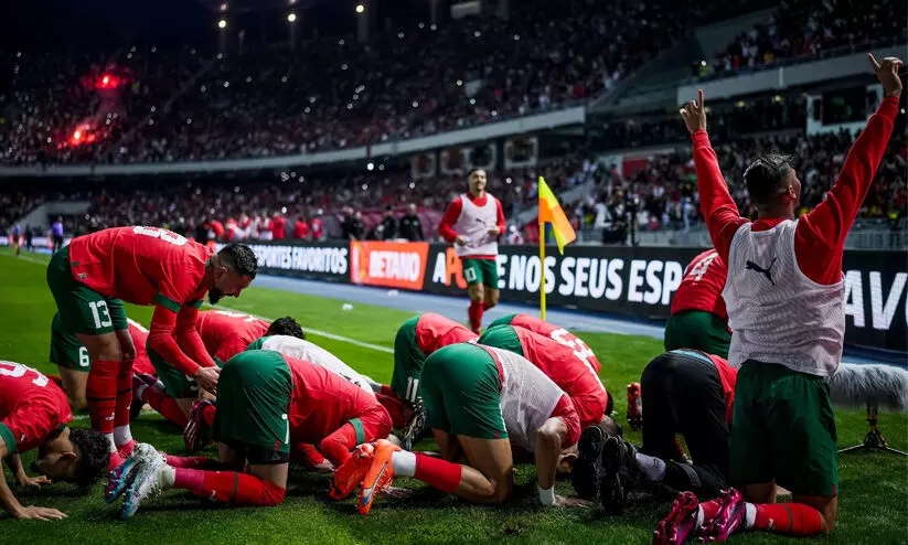 ചരിത്ര കുതിപ്പ് തുടർന്ന് മൊറോക്കോ; ആഫ്രിക്കൻ കരുത്തിനു മുന്നിൽ ബ്രസീലും വീണു (1-2) -വിഡിയോ