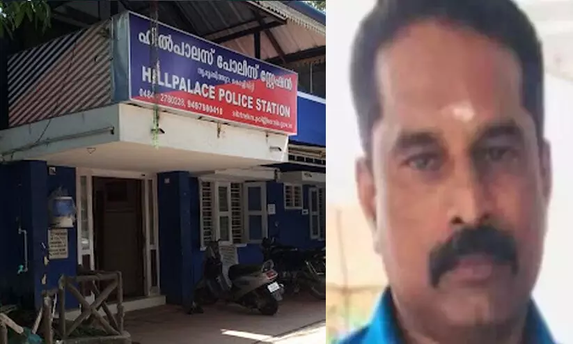 tripunithura hill palace police, manoharan tripunithura hill palace police, manoharan