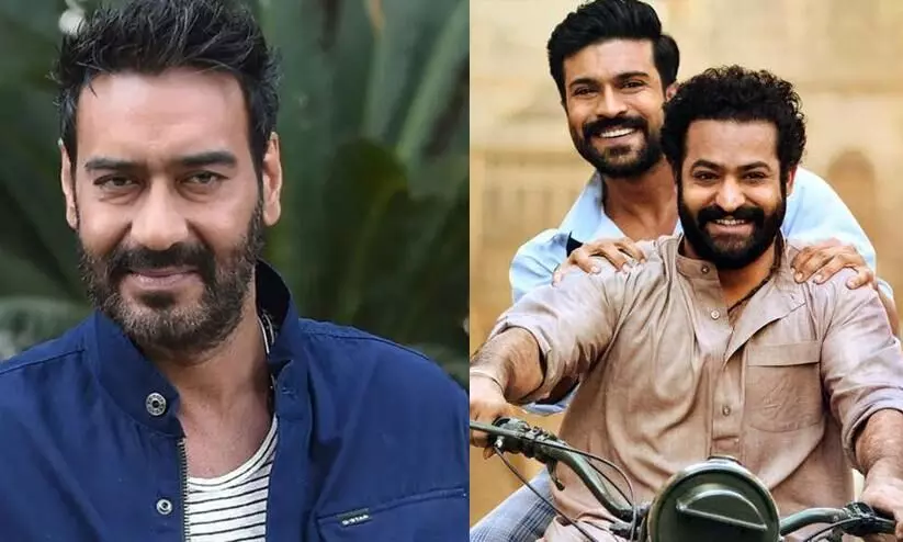 Ajay Devgn Opens Up  He is Reson For Get  Oscar In RRR Movie  ‘Naatu Naatu Song