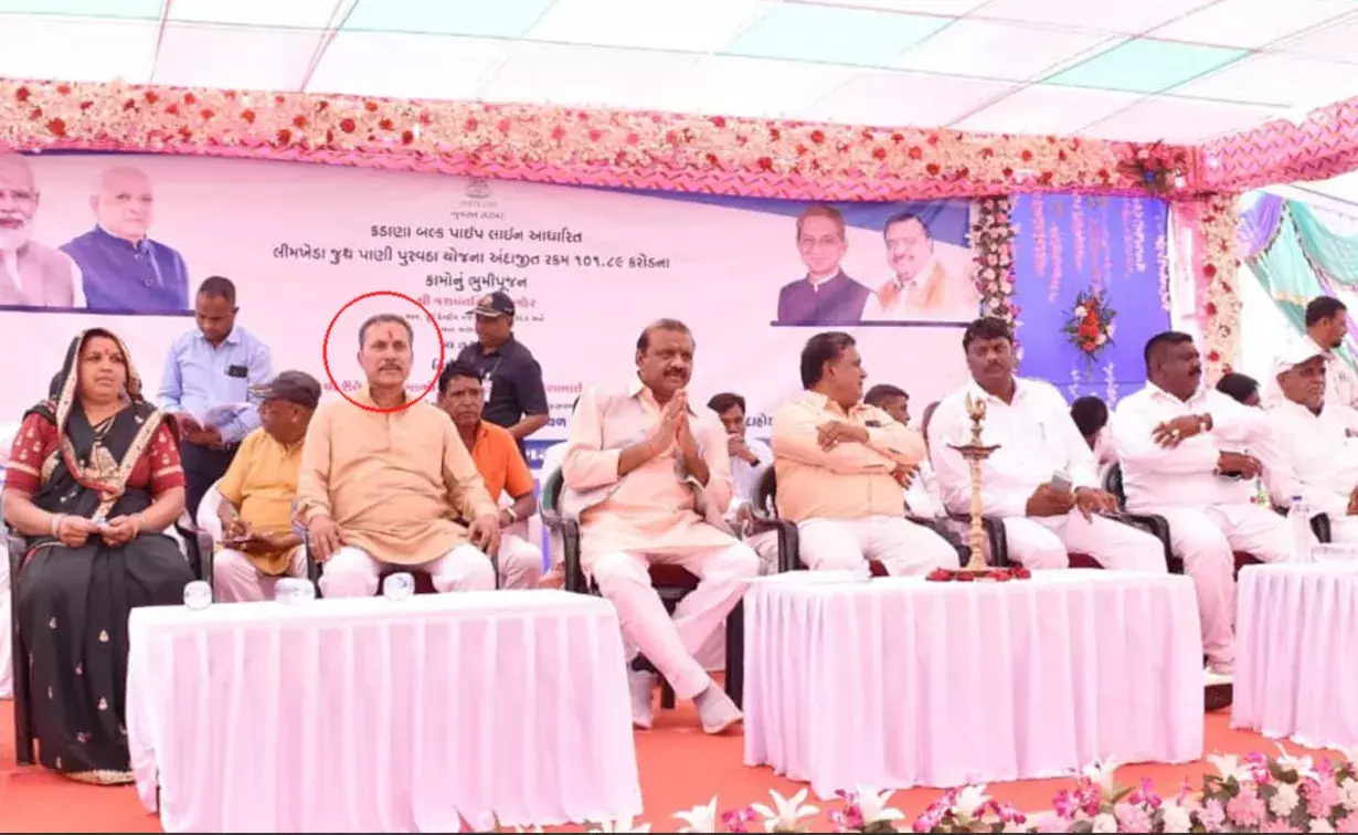 ബൽക്കീസ്​ ബാനു കൂട്ട ബലാത്സംഗ പ്രതിയെ സർക്കാർ വേദിയിൽ അണിനിരത്തി ബി.ജെ.പി