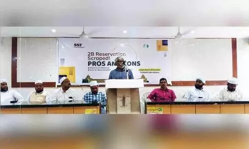 മു​സ്​​ലിം സം​വ​ര​ണം റ​ദ്ദാ​ക്ക​ൽ അ​വ​കാ​ശ​ ധ്വം​സ​നം -  ശി​വ​സു​ന്ദ​ർ