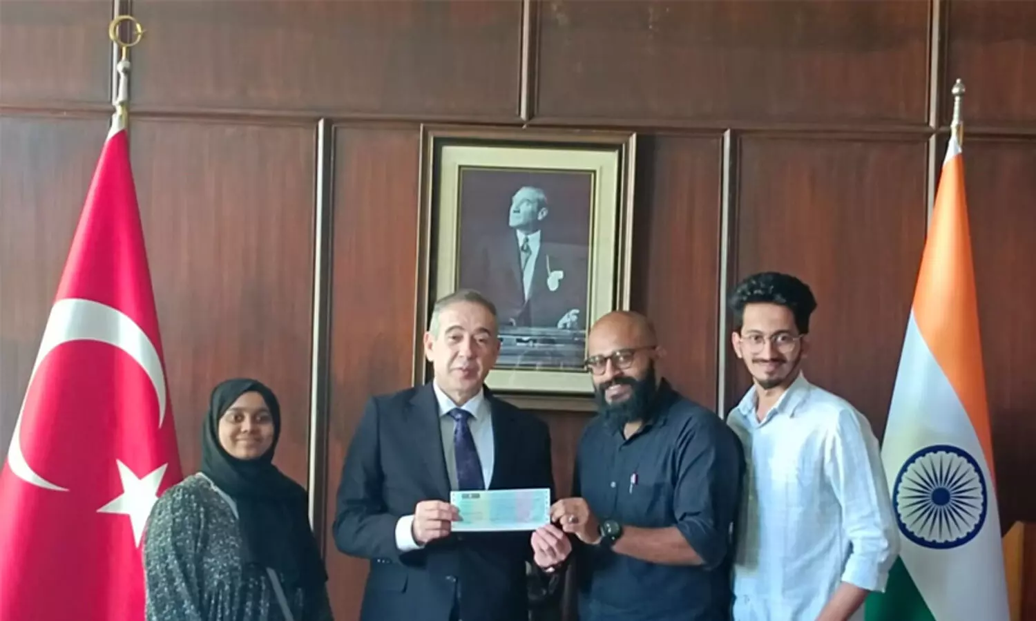 ഭൂകമ്പ ബാധിതർക്ക് സഹായ ഹസ്തവുമായി ഫ്രറ്റേണിറ്റി മൂവ്മെന്റ്