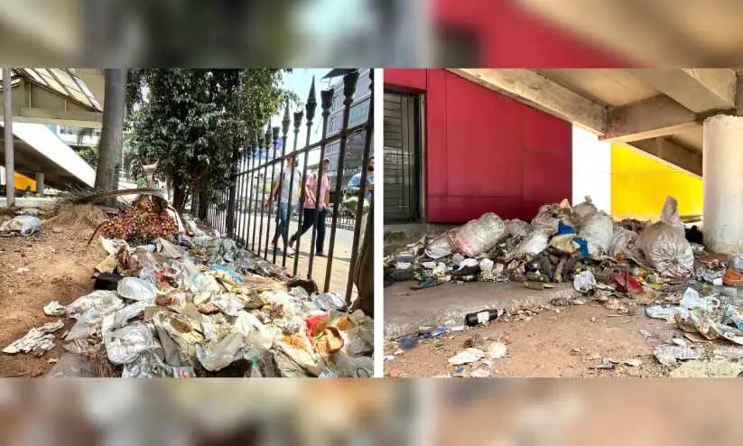 Garbage dump kozhikkode ksrtc bus stand