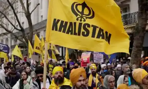 Khalistan protest Times Square