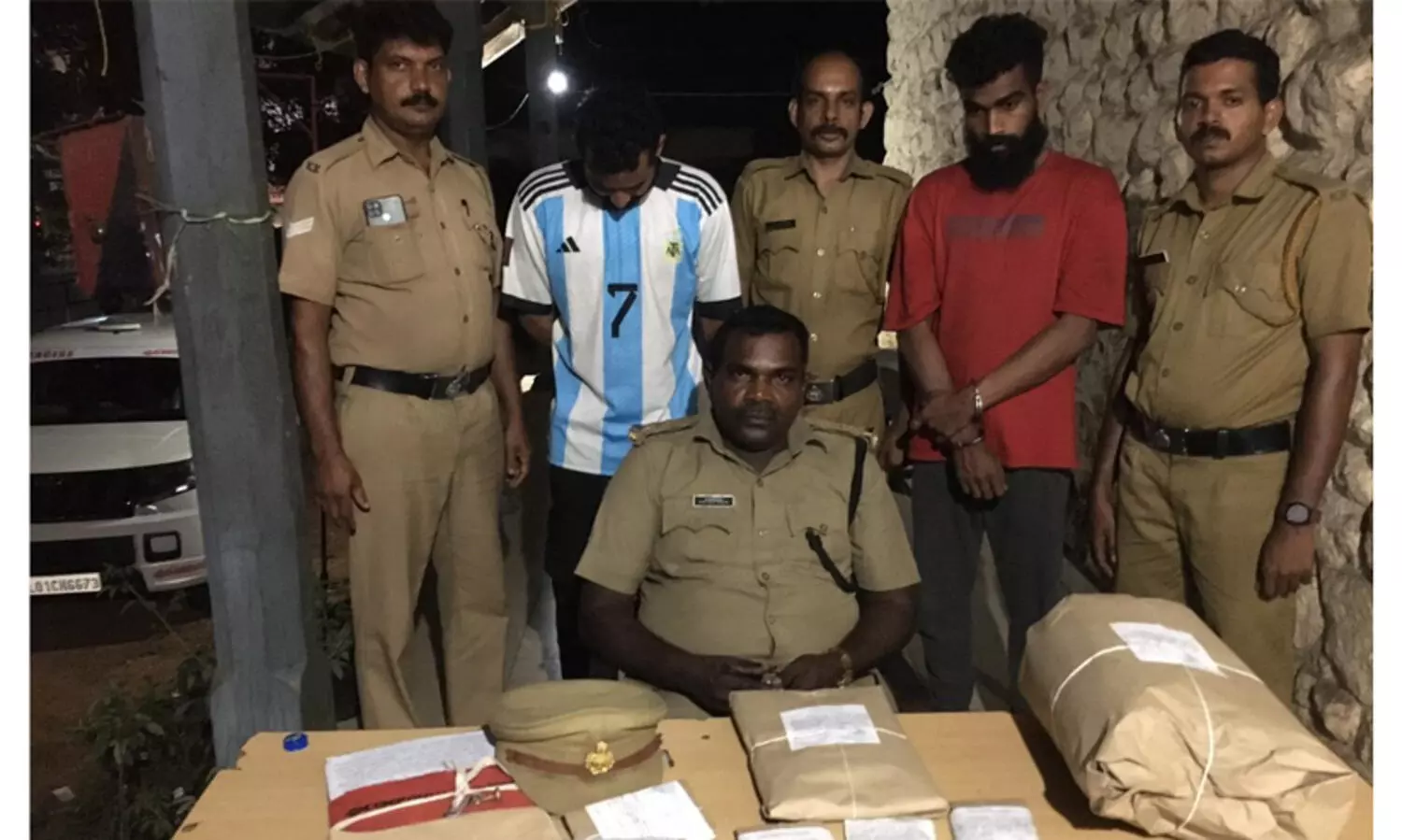 32 ഗ്രാം എം.ഡി എം.എ യുമായി രണ്ട് യുവാക്കൾ പിടിയിൽ