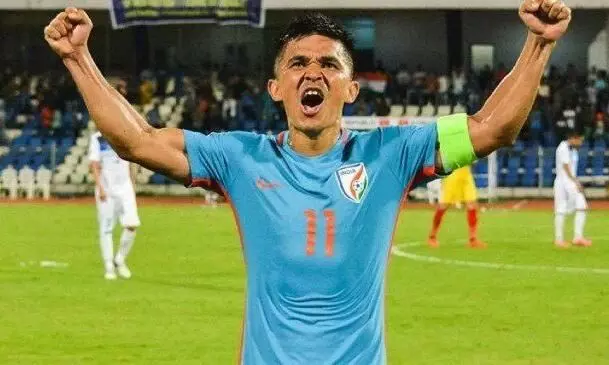 ക്രിസ്റ്റ്യാനോ, മെസ്സി, പെലെ, നെയ്മർ.. അണിനിരക്കുന്ന ഈ 15 അംഗ പട്ടികയിൽ ഛേത്രി അഞ്ചാമനാണ്...