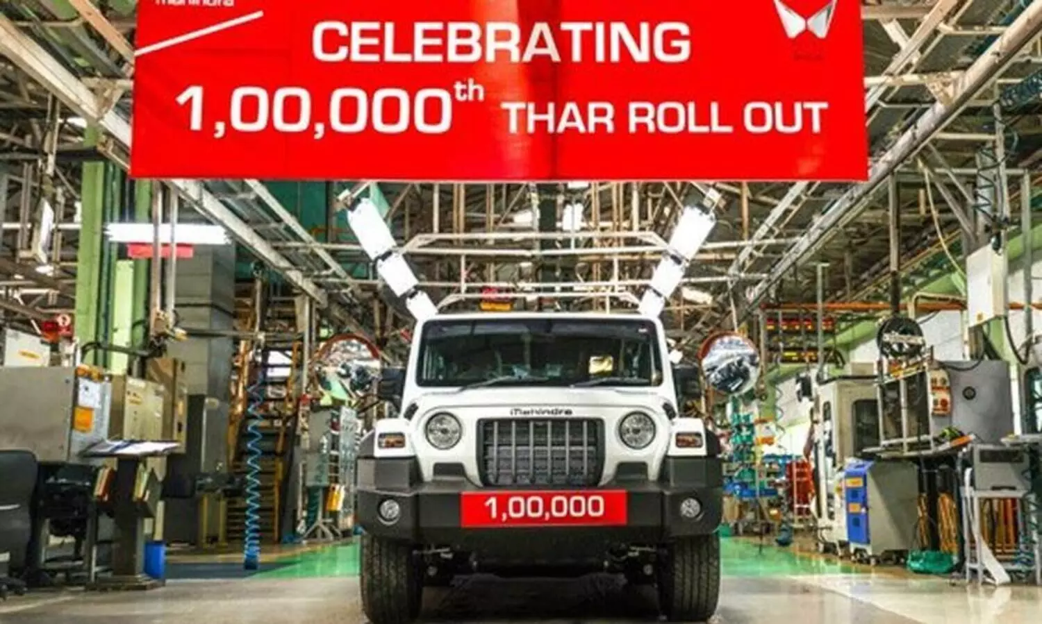 Mahindra Thar achieves 1 lakh unit production milestone