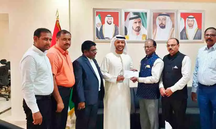 ഭൂകമ്പ ദുരിതാശ്വാസം: ഇന്ത്യൻ അസോസിയേഷൻ സമാഹരിച്ച തുക കൈമാറി ഭൂകമ്പ ദുരിതാശ്വാസം: ഇന്ത്യൻ അസോസിയേഷൻ സമാഹരിച്ച തുക കൈമാറി