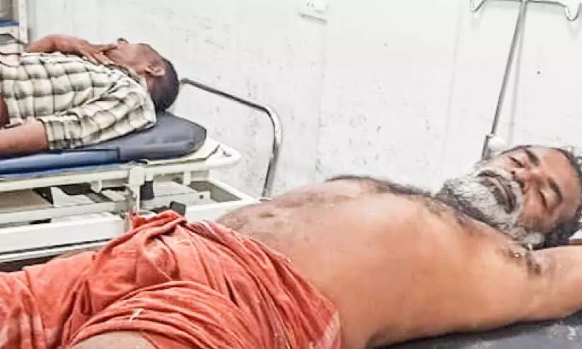 മത്സ്യബന്ധന വള്ളം മറിഞ്ഞ്​ രണ്ടുപേർക്ക്​ പരിക്ക്