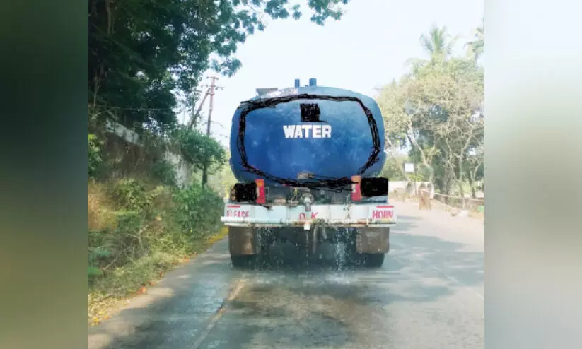 tanker, water supply